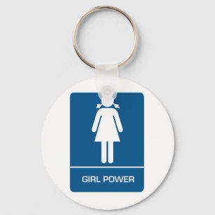 Porte-clés Porte de la salle de toilettes pour filles