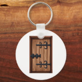 Porte-clés Porte médiévale en bois (Recto)
