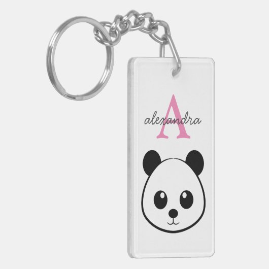 Porte-clés Porte-panda coutume Monogramme (Devant gauche)