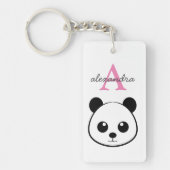 Porte-clés Porte-panda coutume Monogramme (Devant)