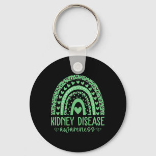 Porte-clés Porter Green Kidney Maladie Mois de sensibilisatio