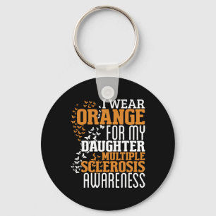 Porte-clés Porter L'Orange De La Fille Ms Multiple Sclerosis 