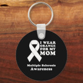 Porte-clés Porter Orange Pour Ma Mère Ms Multiple Sclerosis A (Recto)