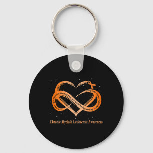 Porte-clés Porter Orange Pour Myéloïde Chronique Leucémie Gue