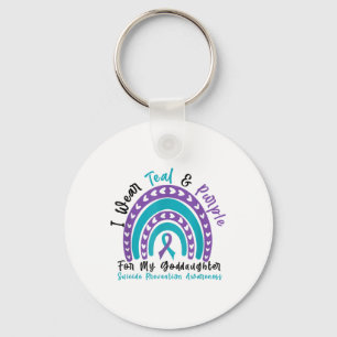 Porte-clés Porter Turquoise & ; Violet Pour Le Suicide God