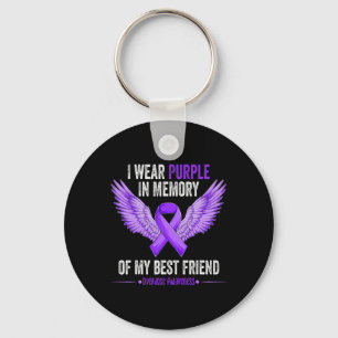Porte-clés Porter Violet En Mémoire De Mon Meilleur Ami Surdo