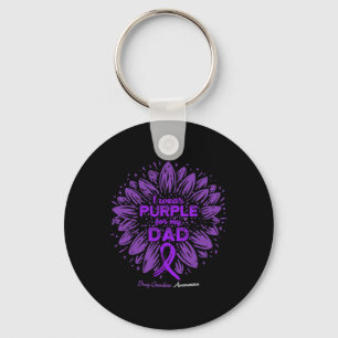 Porte-clés Porter Violet Pour Mon Père Tournesol Drogue Overd
