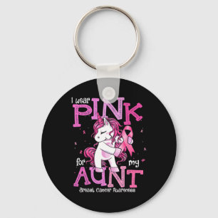 Porte-clés Portez Le Rose Pour Ma Tante Chemise Chirt Les Lau
