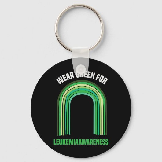 Porte-clés Portez le vert pour la leucémie (Recto)