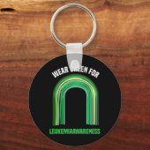 Porte-clés Portez le vert pour la leucémie (Recto)