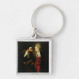 Porte-clés Portia et Shylock "du négociant de Venise" A