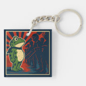 Porte-clés Portland Frog Protest (Dos)