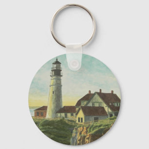 Porte-clés Portland Head Light Aquarelle
