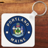 Porte-clés Portland Maine (Verso)