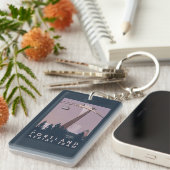 Porte-clés Portland, scène de tram d'OregonAerial (Devant droit)