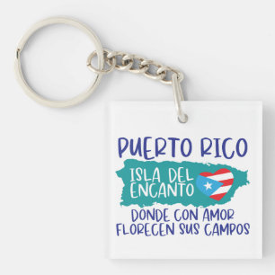 Porte-clés Porto Rico Île du Charme