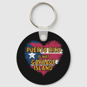 Porte-clés Porto Rico n'est pas une poubelle
