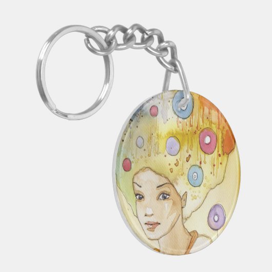 Porte-clés Portrait abstrait (Devant gauche)