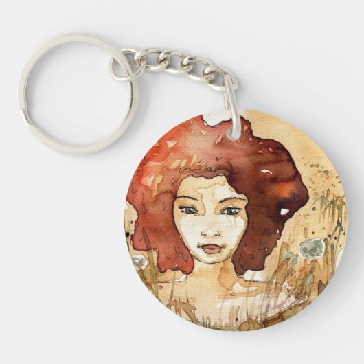 Porte-clés Portrait abstrait 3 (Devant)
