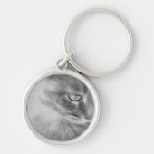 Porte-clés Portrait "Angel Kitty" (Devant)