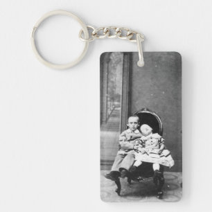 Porte-clés Portrait antique hantant de frères et sœurs