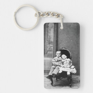 Porte-clés Portrait antique hantant de frères et sœurs