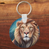 Porte-clés Portrait Art numérique Lion-56556 (Verso)