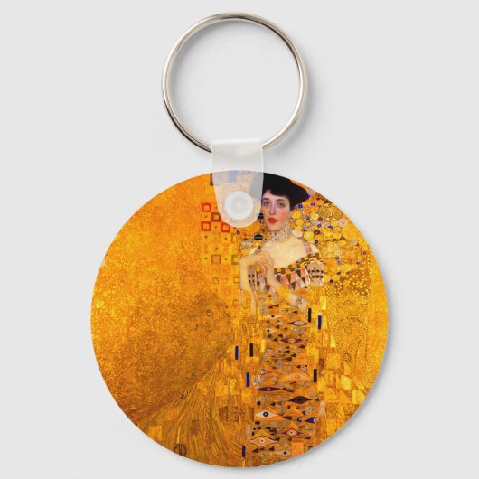 Porte-clés Portrait d'Adèle Bloch-Bauer par Gustav Klimt (Recto)