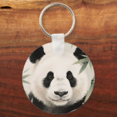 Porte-clés Portrait de bambou de Panda géant (Verso)