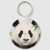 Porte-clés Portrait de bambou de Panda géant (Verso)