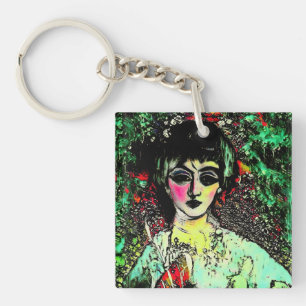 Porte-clés Portrait de Beauté Gothique