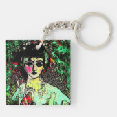 Porte-clés Portrait de Beauté Gothique (Dos)