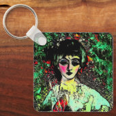 Porte-clés Portrait de Beauté Gothique (Recto)