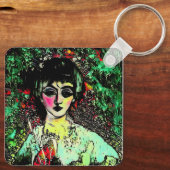 Porte-clés Portrait de Beauté Gothique (Verso)