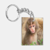 Porte-clés Portrait de bébé singe des neiges (Devant gauche)