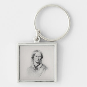 Porte-clés Portrait de Charlotte Bronte, gravé par le