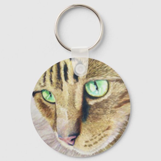 Porte-clés Portrait de chat (Recto)
