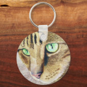 Porte-clés Portrait de chat (Recto)