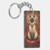Porte-clés Portrait de chat majestueux Royal Siamese (Devant gauche)