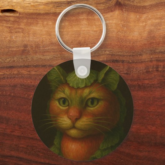 Porte-clés Portrait de chat Renaissance (Verso)