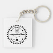 Porte-clés Portrait de chat Tonkinese (Dos)