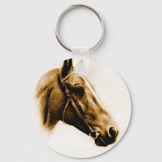 Porte-clés Portrait de cheval (Recto)