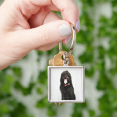 Porte-clés Portrait de chien de Labradoodle (main)
