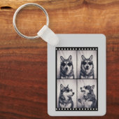 Porte-clés Portrait de chien Husky (Recto)