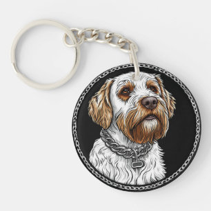 Porte-clés Portrait de chien mignon