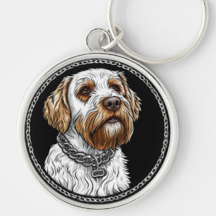 Porte-clés Portrait de chien mignon