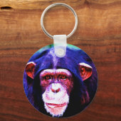 Porte-clés Portrait de Chimpanzé (Recto)