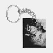 Porte-clés portrait de cochon (Devant gauche)