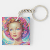Porte-clés Portrait de couronne éthérée (Dos)