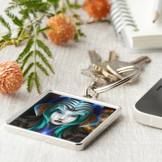 Porte-clés Portrait De Cyiria (Côté)